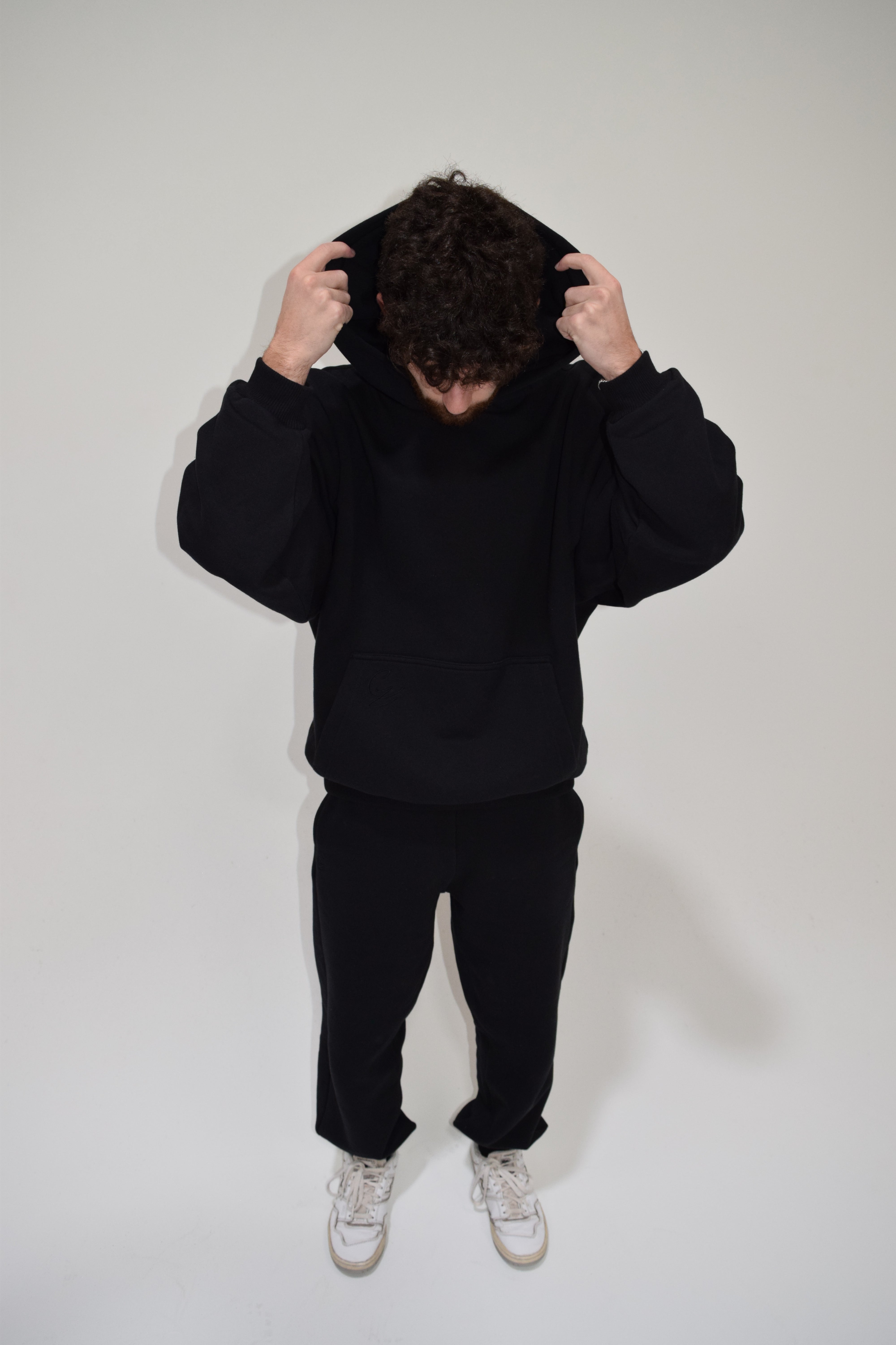 Oversized Hoodie - Black – Collection Zero
