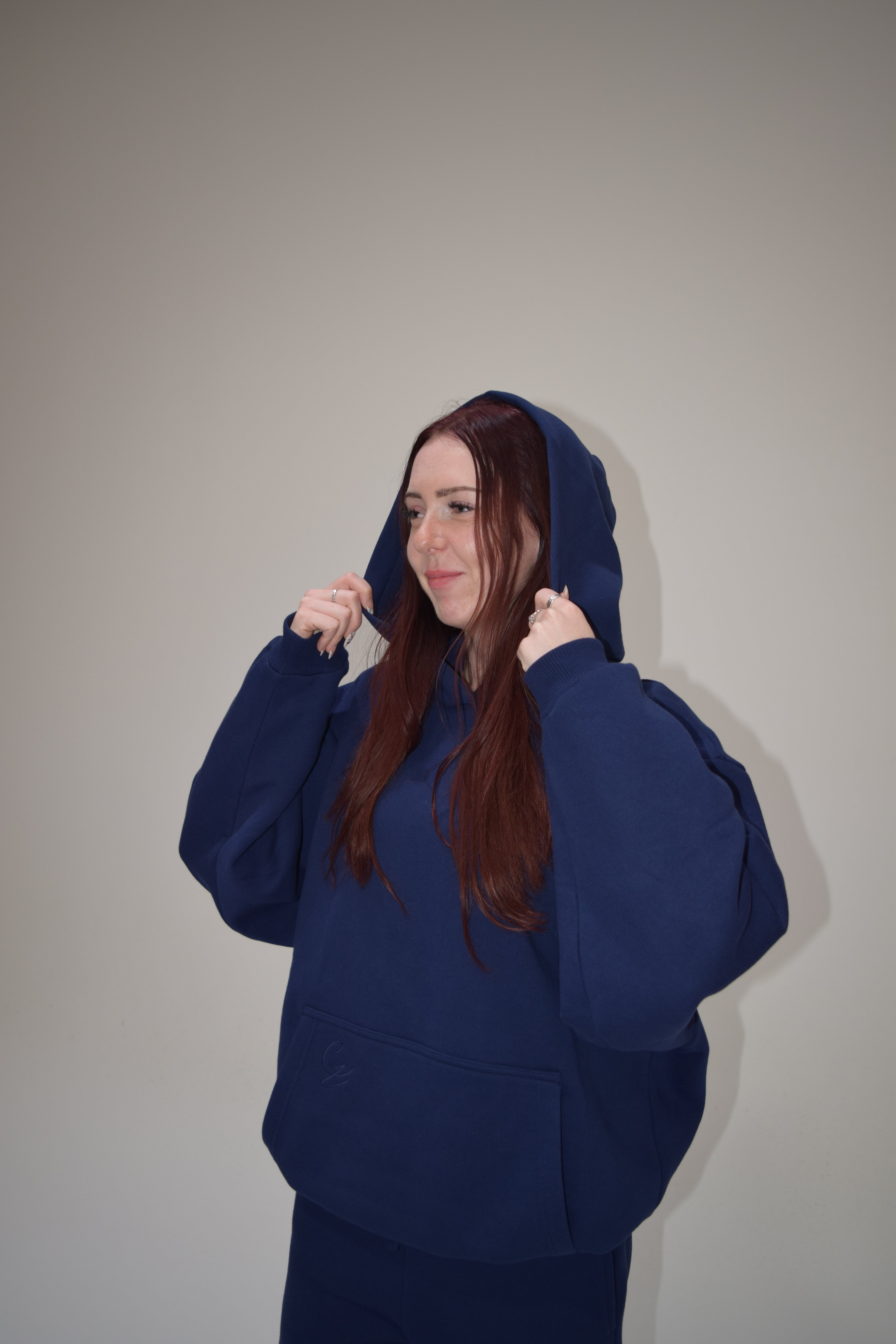 Oversized Hoodie - Navy