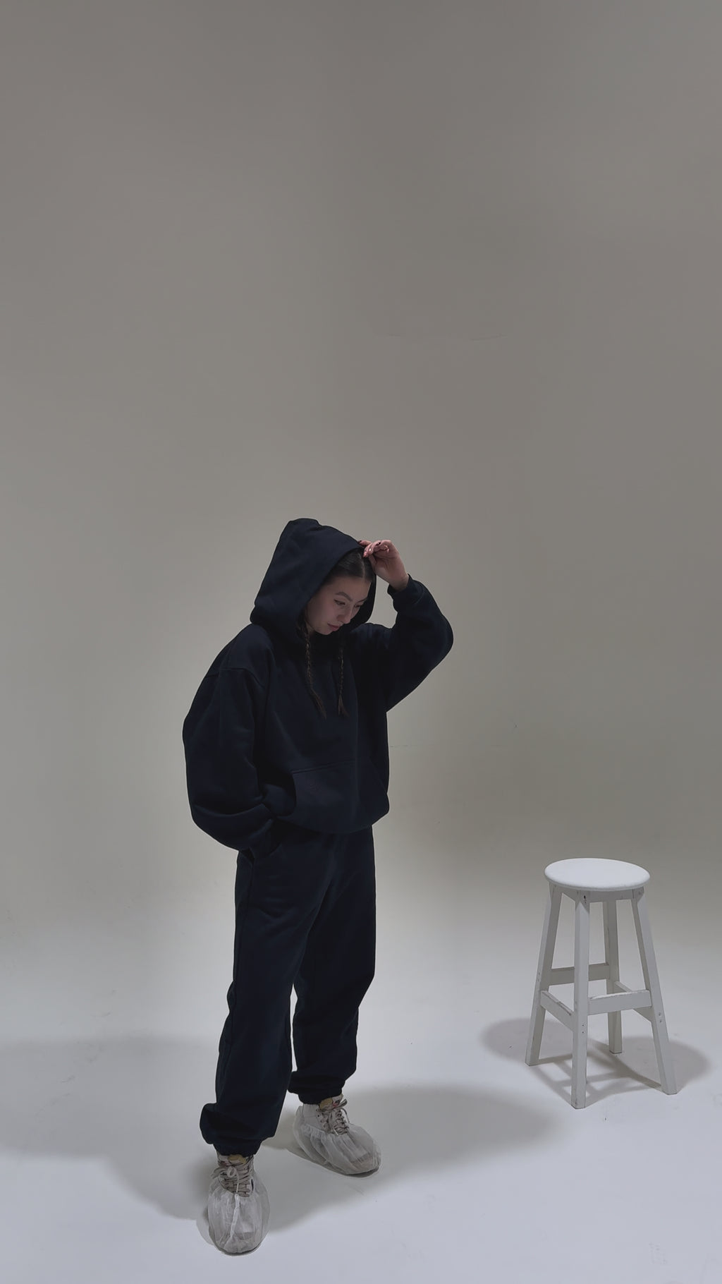 Oversized Hoodie - Navy