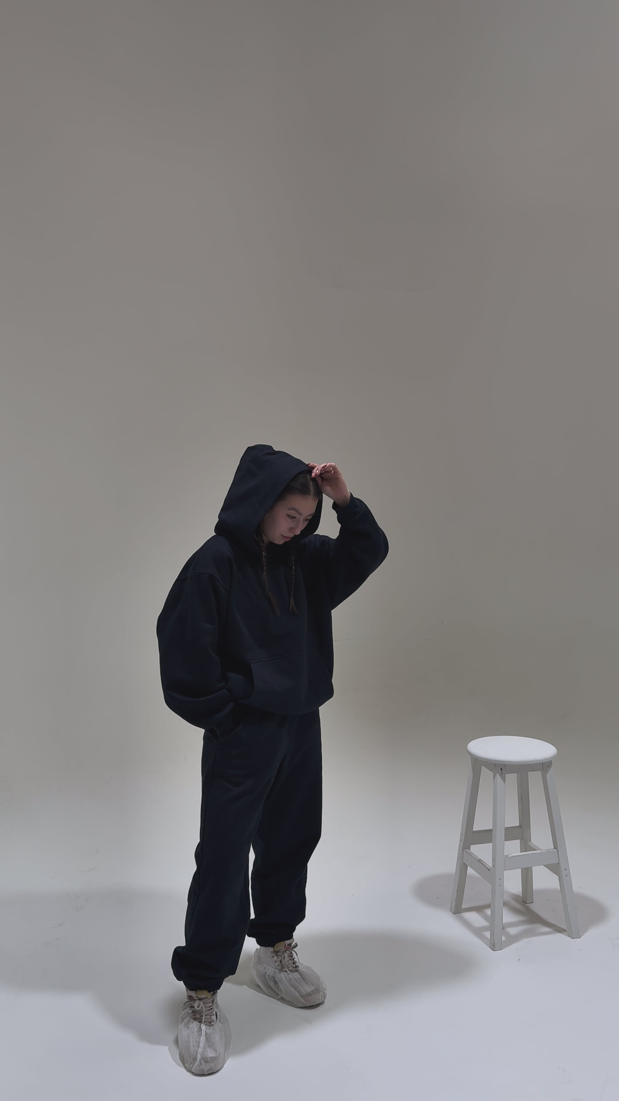 Oversized Hoodie - Navy